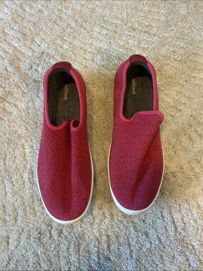 allbirds Men’s Slip-On Sneakers in Berry